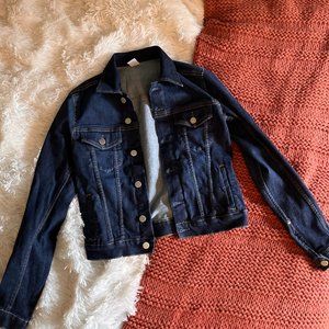 &Denim Cropped Jean Jacket